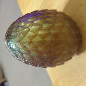 Golden colored dragon egg